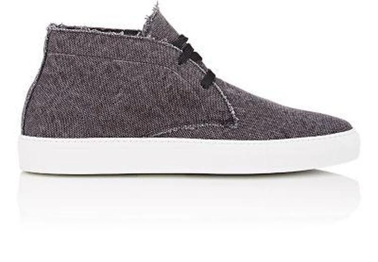 商品Barneys New York|Washed Canvas Chukka Sneakers,价格¥952,第1张图片