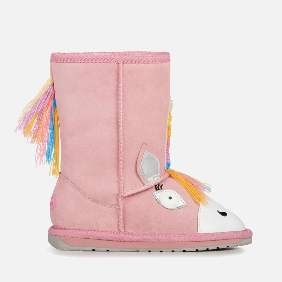 商品EMU Australia|EMU AUSTRALIA TODDLERS' MAGICAL UNICORN SHEEPSKIN BOOTS - PALE PINK,价格¥379,第1张图片