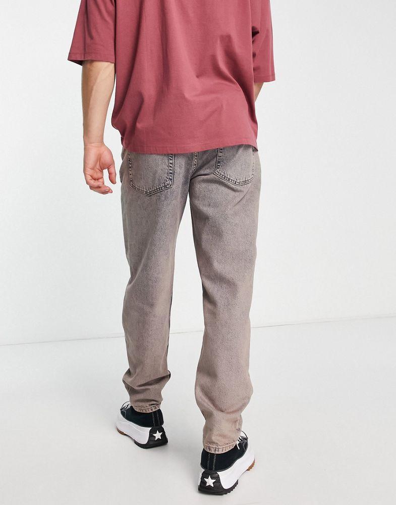 商品Topman|Topman relaxed jeans in pink tint,价格¥351,第4张图片详细描述