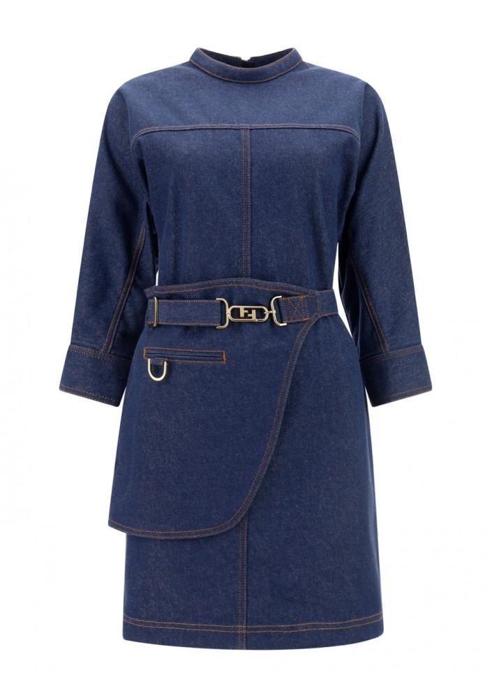 商品Fendi|Denim Dress,价格¥6985,第1张图片