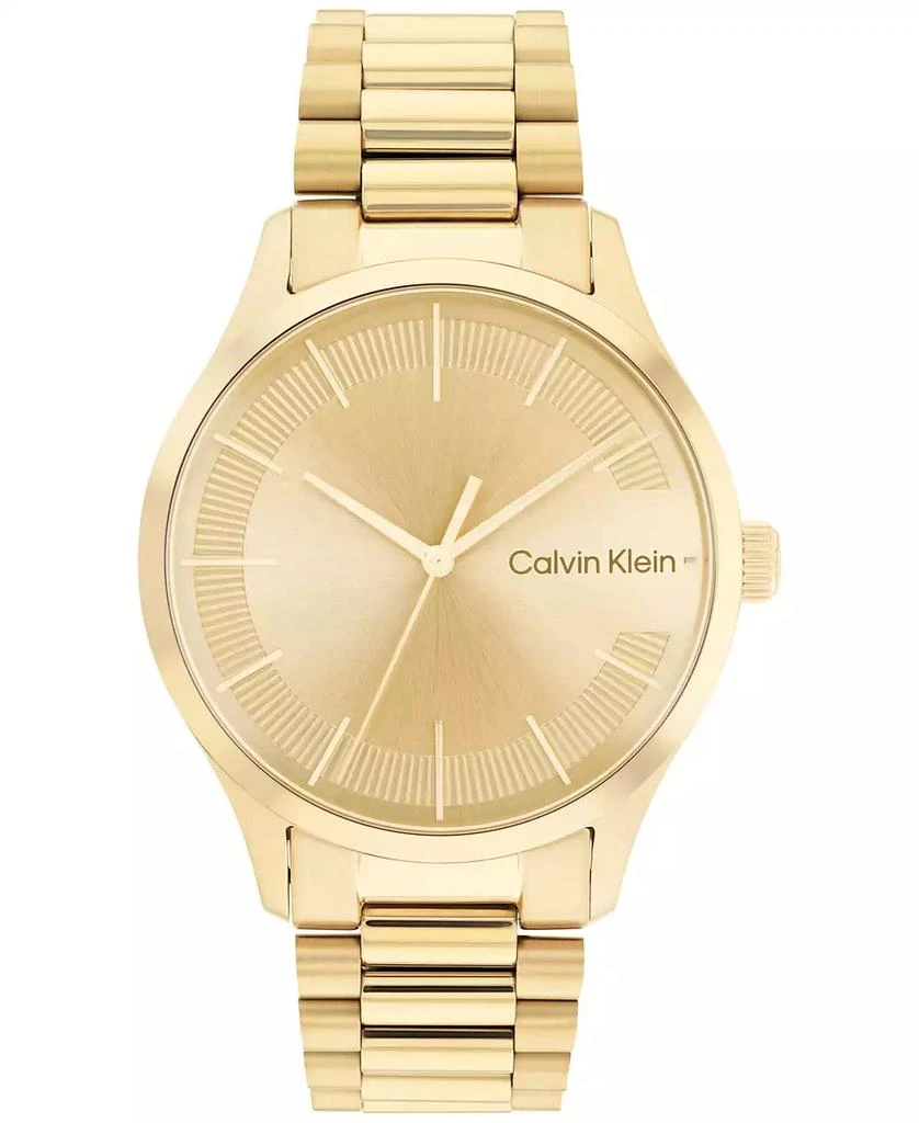 商品Calvin Klein|Gold-Tone Bracelet Watch 40mm,价格¥848,第1张图片