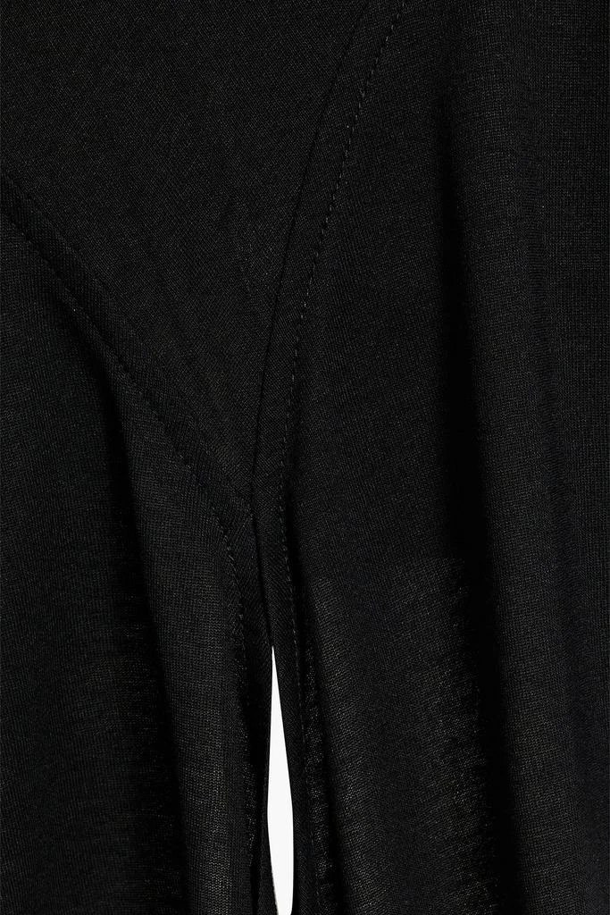 商品Helmut Lang|One-shoulder draped jersey mini dress,价格¥1034,第4张图片详细描述