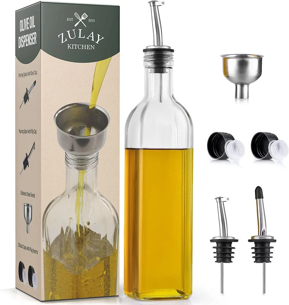 商品Zulay Kitchen|Olive Oil Dispenser Bottle with Accessories,价格¥245,第1张图片