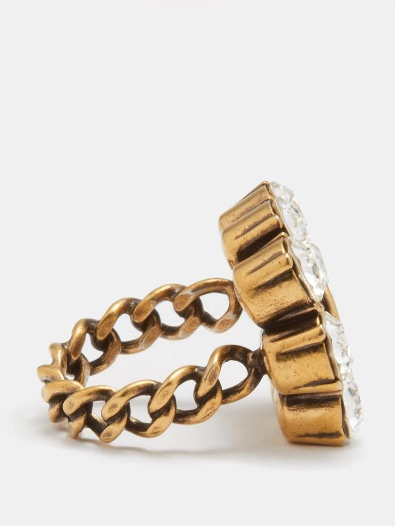 商品Gucci|GG crystal-embellished ring,价格¥3378,第5张图片详细描述