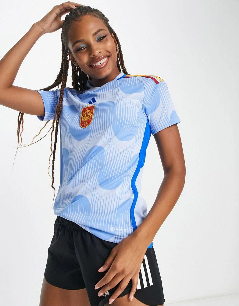 商品Adidas|adidas Football Spain World Cup 2022 away shirt in blue,价格¥316,第1张图片