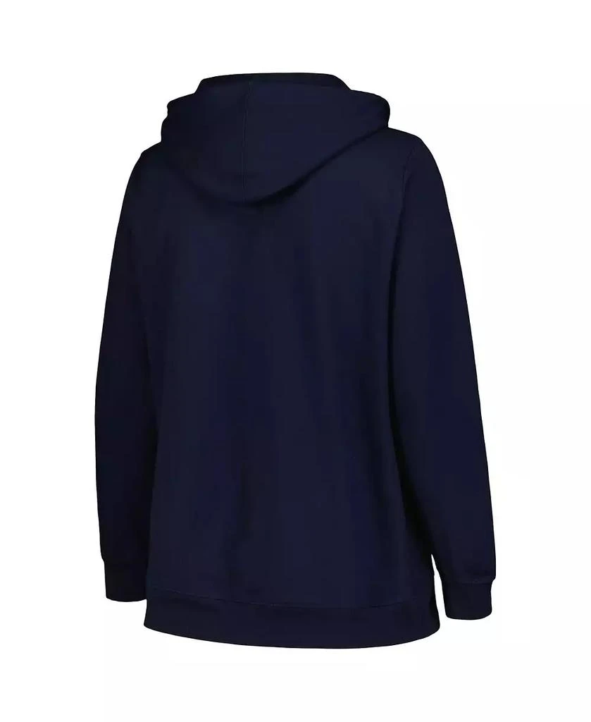 商品CHAMPION|Women's Navy Michigan Wolverines Plus Size Heart & Soul Notch Neck Pullover Hoodie,价格¥491,第2张图片详细描述