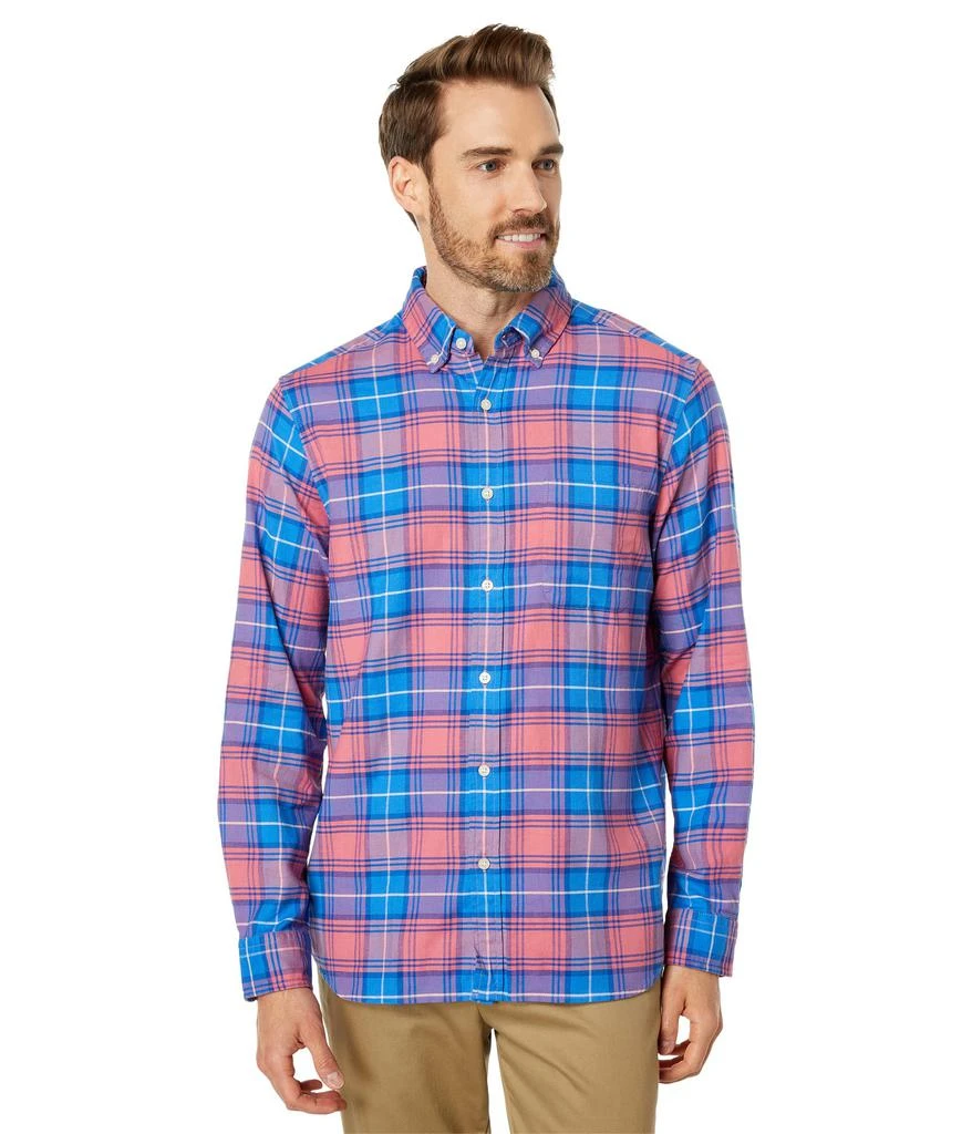 商品Vineyard Vines|Classic Fit Plaid Island Twill Shirt,价格¥435,第1张图片