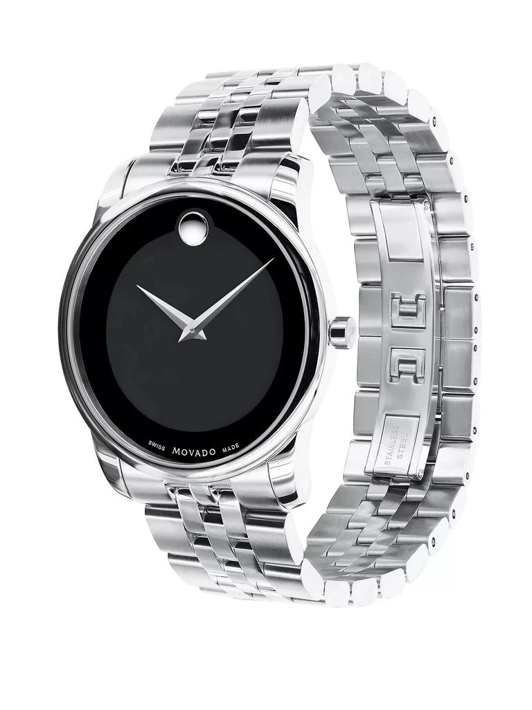 商品Movado|Museum Classic Stainless Steel Bracelet Watch,价格¥6705,第3张图片详细描述