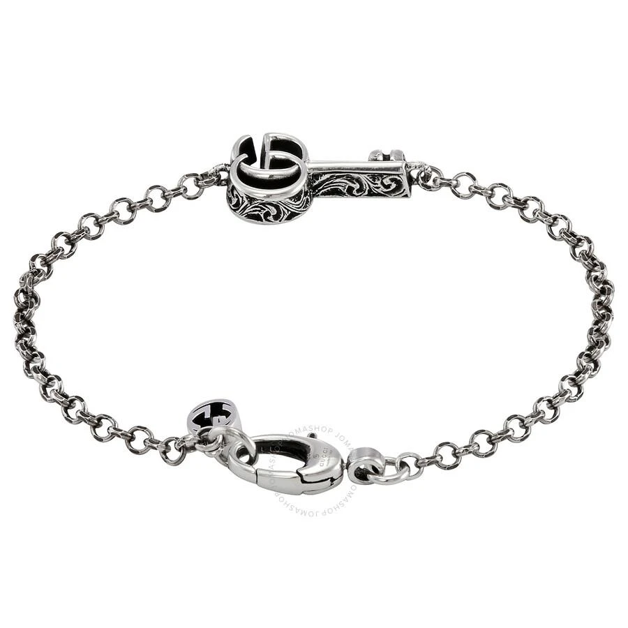 商品Gucci|Ladies 925-Sterling Silver Double G Key Bracelet,价格¥1898,第3张图片详细描述