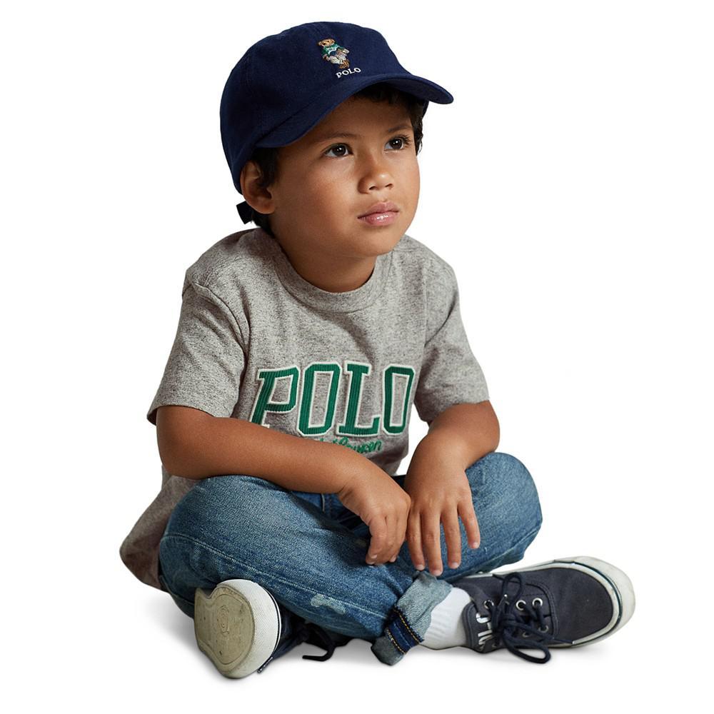 商品Ralph Lauren|Little Boys Corduroy-Logo Jersey T-shirt,价格¥180,第7张图片详细描述