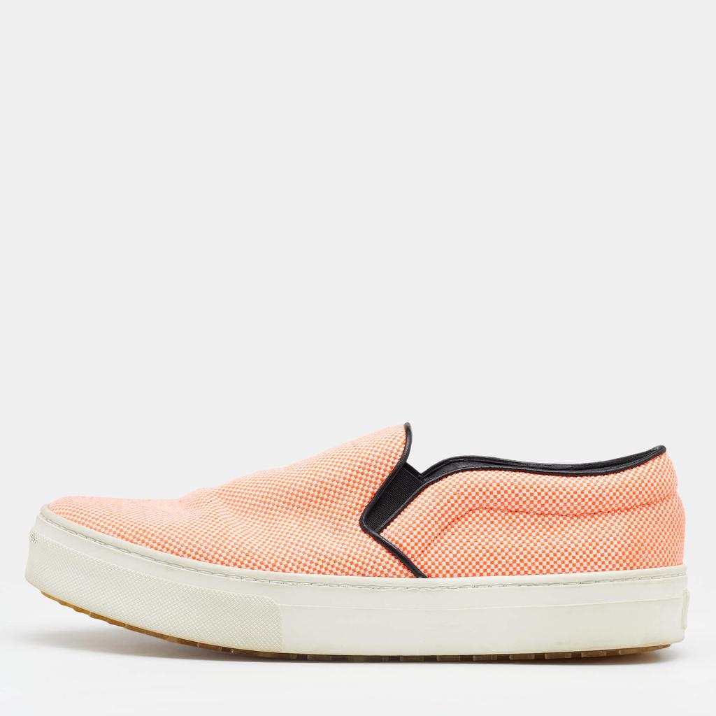 Celine Orange Canvas Slip On Sneakers Size 38商品第1张图片规格展示