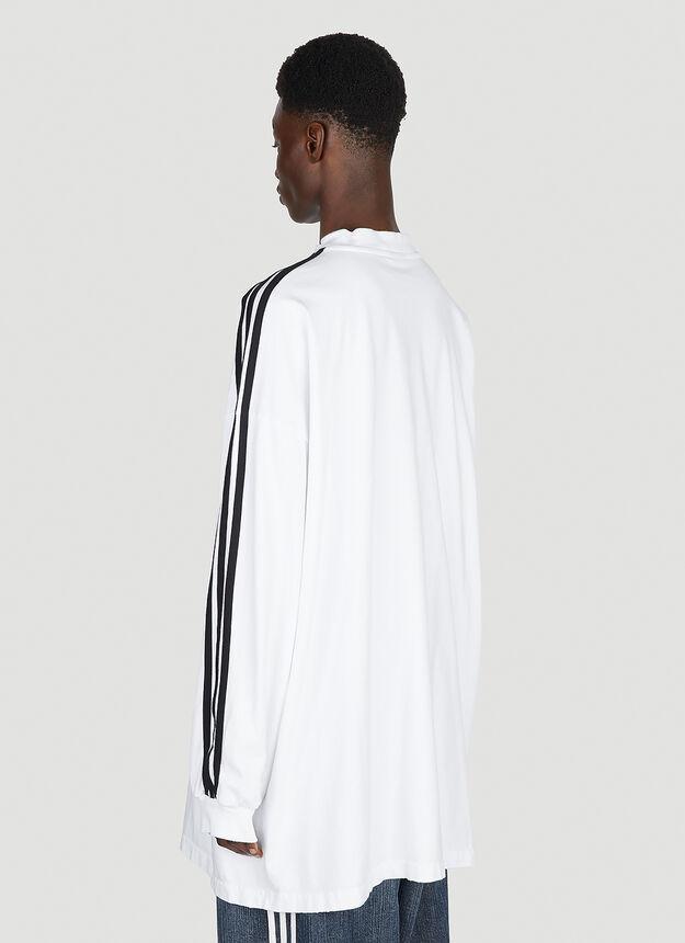 商品Adidas|Logo Print Long Sleeve T-Shirt in White,价格¥6918,第6张图片详细描述