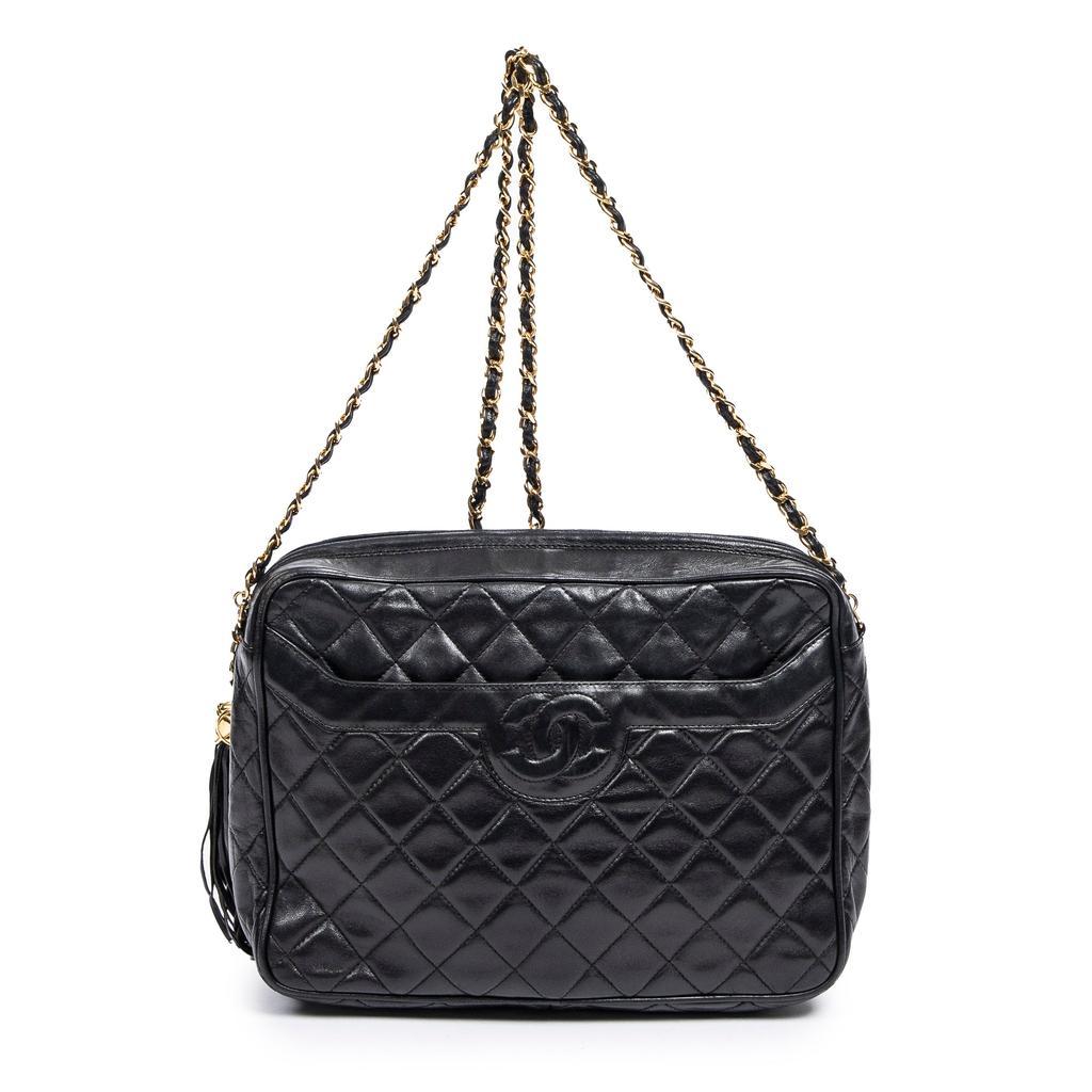 商品[二手商品] Chanel|CC Front Pocket Tassel Camera Bag,价格¥24745,第1张图片