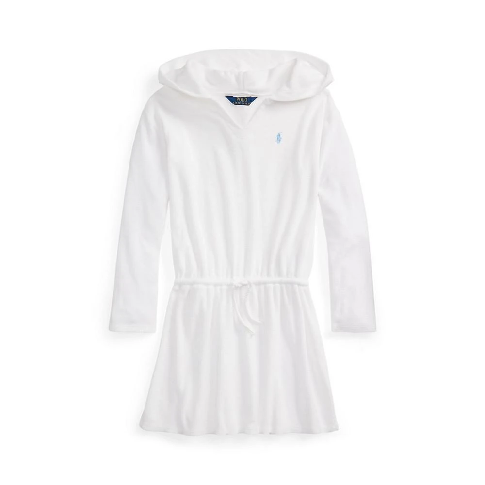 商品Ralph Lauren|Big Girls Hooded Terry Cover-Up Swimsuit,价格¥197,第1张图片
