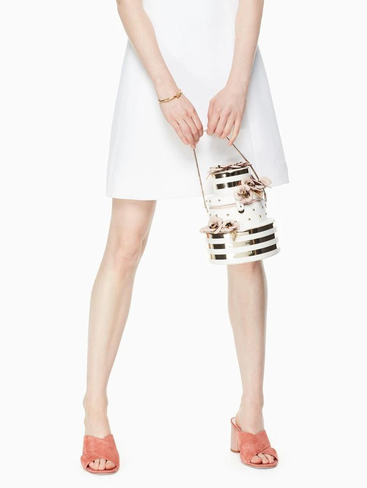 商品Kate Spade|wedding belles flower wedding cake bag,价格¥2055,第2张图片详细描述