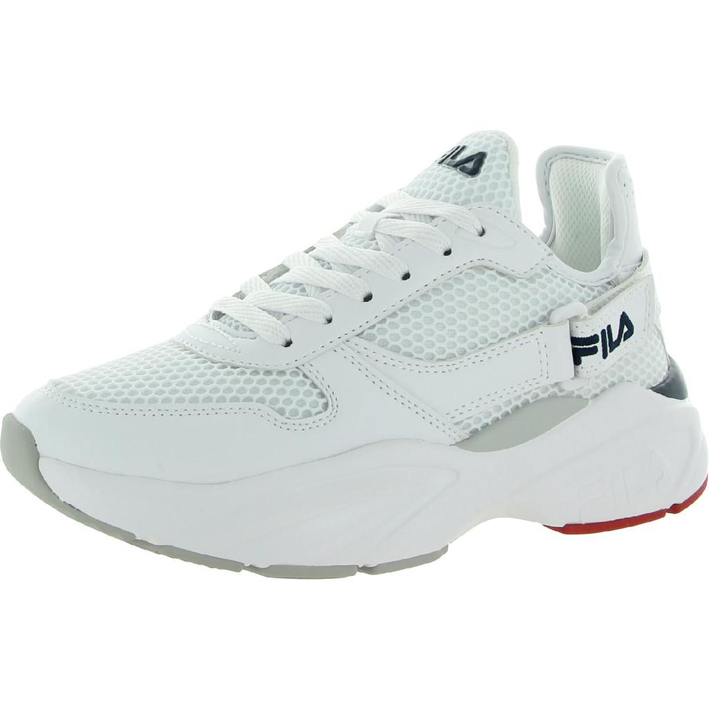 Fila Womens Dynamico Low Faux Leather Fitness Running Shoes商品第1张图片规格展示