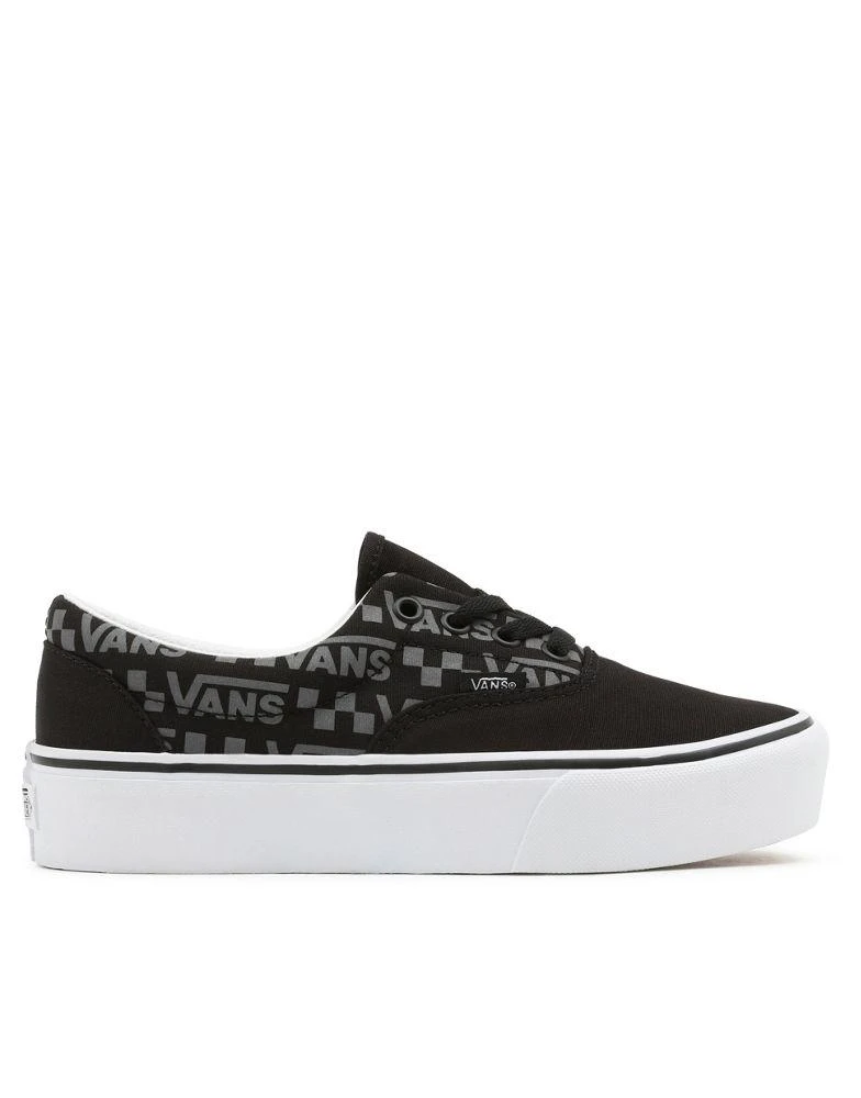 商品Vans|Vans Reflective Logo Era Platform in black and white ,价格¥339,第3张图片详细描述