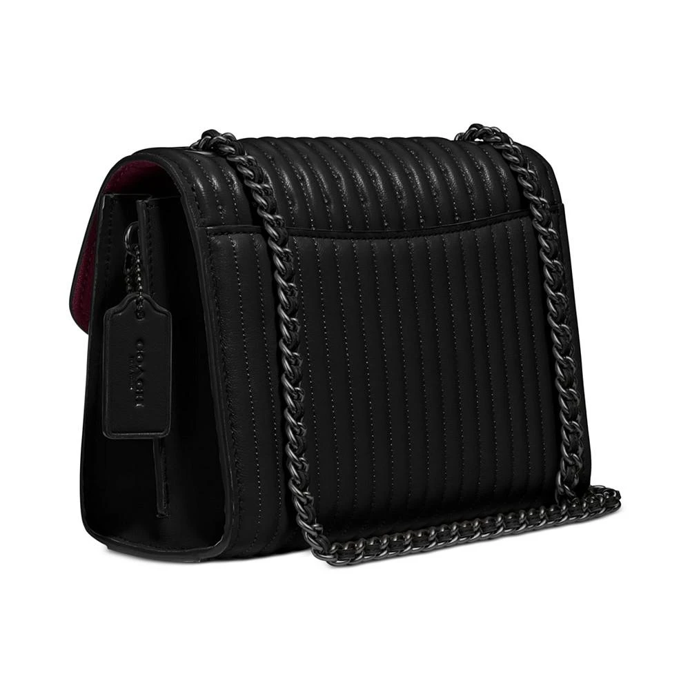 商品Coach|Quilted Parker 18 Leather Shoulder Bag,价格¥1759,第5张图片详细描述