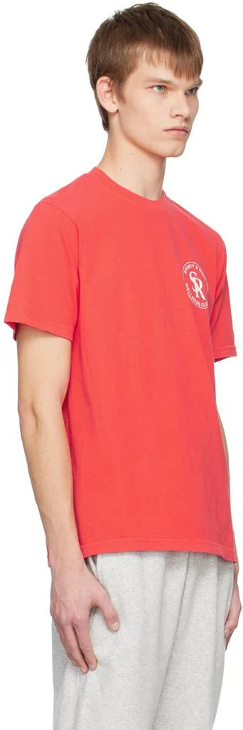 商品Sporty & Rich|Orange Printed T-Shirt,价格¥177,第2张图片详细描述