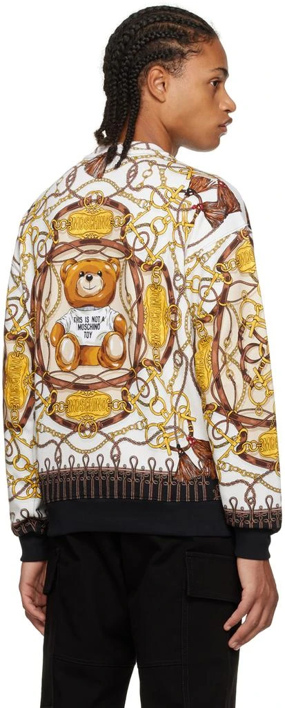 商品Moschino|Off-White Military Teddy Scarf Sweatshirt,价格¥2727,第3张图片详细描述