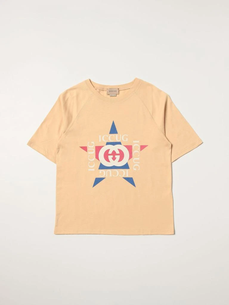 商品Gucci|Gucci cotton t-shirt with GG logo,价格¥1702,第1张图片