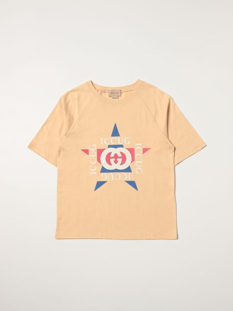 商品Gucci|Gucci cotton t-shirt with GG logo,价格¥1676,第1张图片