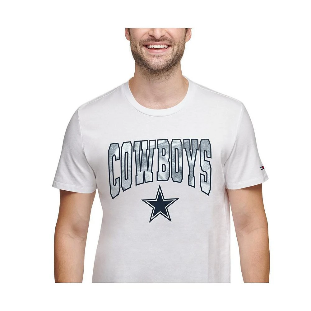 商品Tommy Hilfiger|Men's White Dallas Cowboys Embroidered Patch T-shirt,价格¥339,第3张图片详细描述