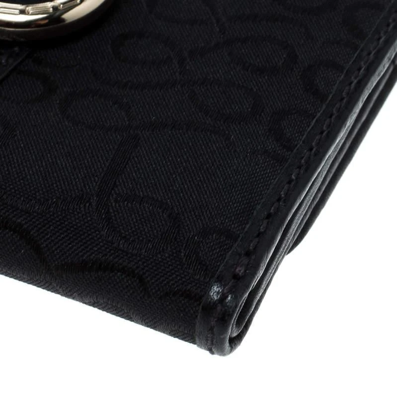 Lancel Black Canvas French Wallet 商品