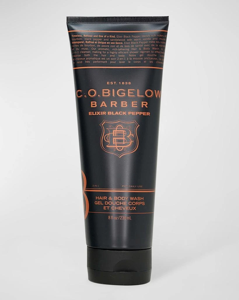 商品C.O. Bigelow|Men's Elixir Black Pepper Hair and Body Wash, 3.4 oz.,价格¥155,第1张图片