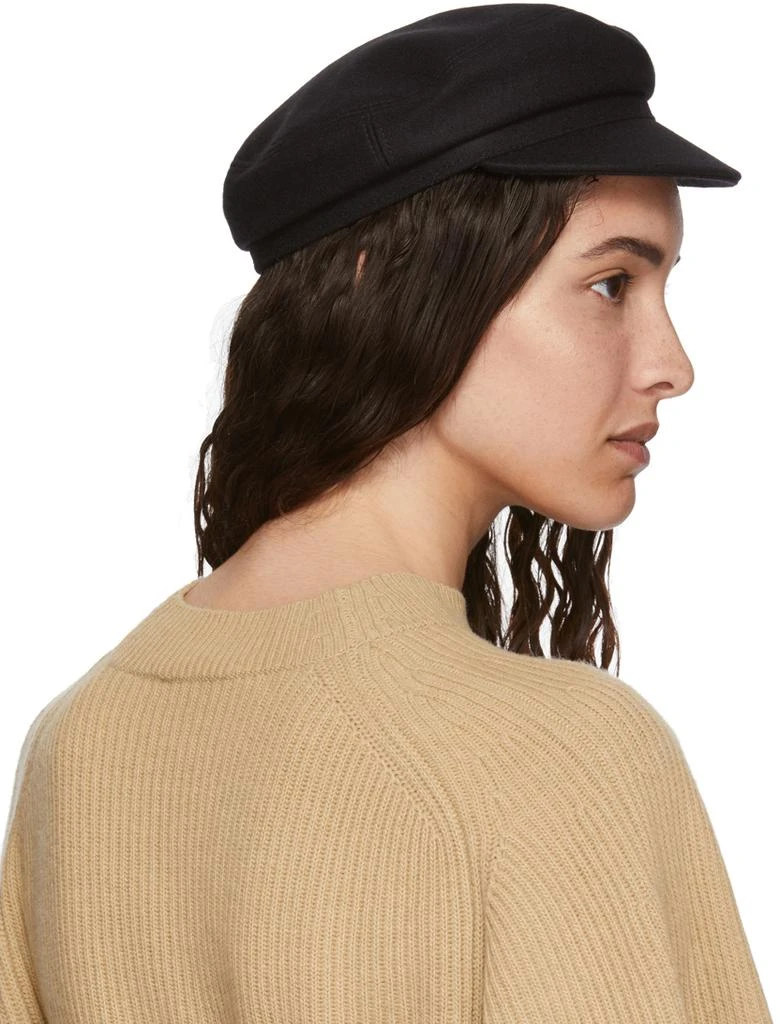 商品Isabel Marant|Black Wool Evie Cap,价格¥433,第3张图片详细描述