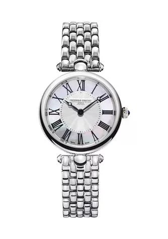 商品Frederique Constant|Constant Womens Classics Art Deco Silver Tone Stainless Steel Bracelet Watch,价格¥8206,第1张图片