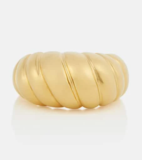 商品Sophie Buhai|Shell Medium 18kt gold-plated sterling silver ring,价格¥3337,第1张图片