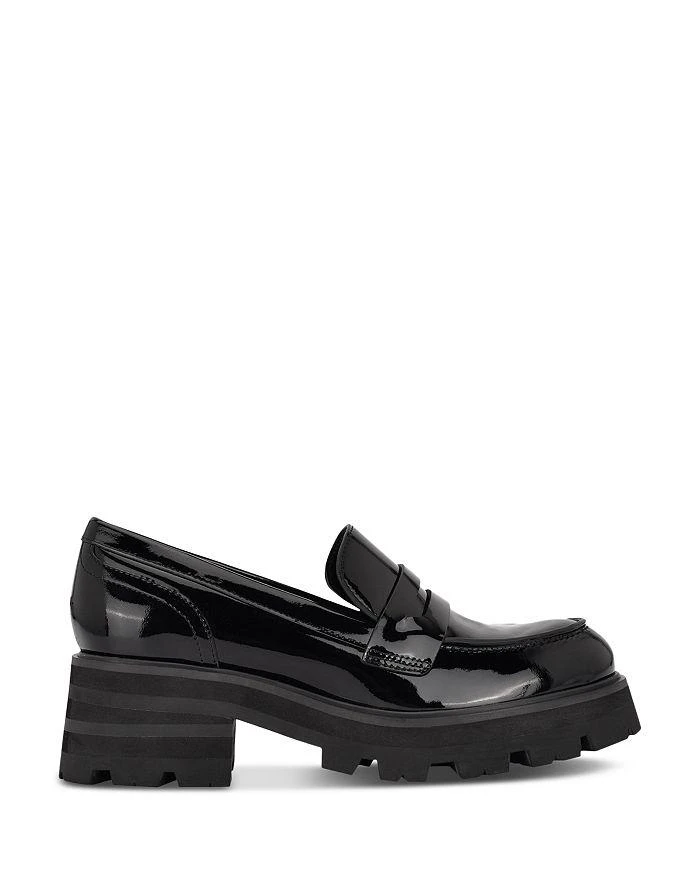 商品Marc Fisher|Women's Latika Almond Toe Platform Loafers,价格¥787,第2张图片详细描述