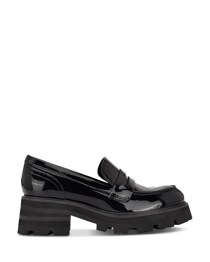 商品Marc Fisher|Women's Latika Almond Toe Platform Loafers,价格¥1312,第2张图片详细描述