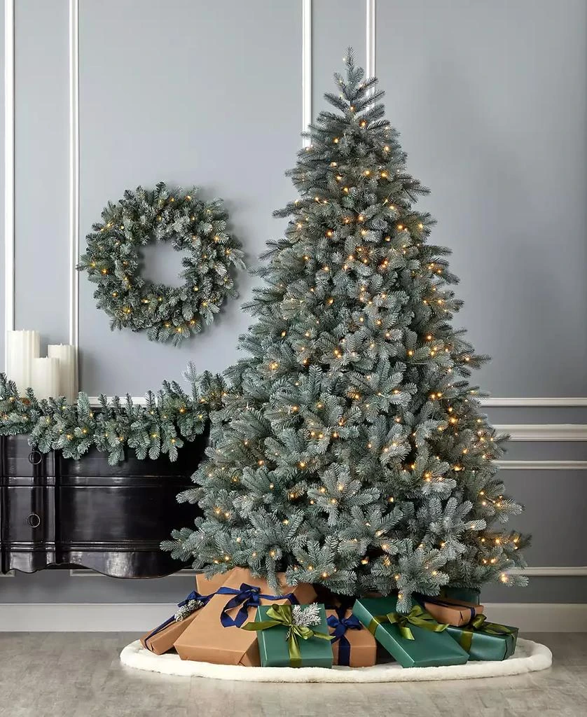 商品Seasonal|Spruce 7.5' Pre-Lit PE Mixed PVC Tree with Metal Standing, 2450 Tips, 500 Warm LED, EZ-Connect, Remote, Storage Bag,价格¥3157,第5张图片详细描述