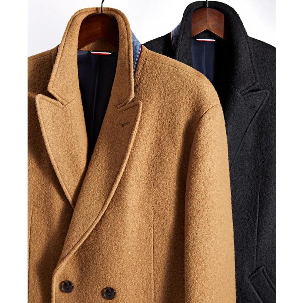 商品Tommy Hilfiger|Men's Modern-Fit Solid Double-Breasted Overcoat,价格¥1382,第5张图片详细描述