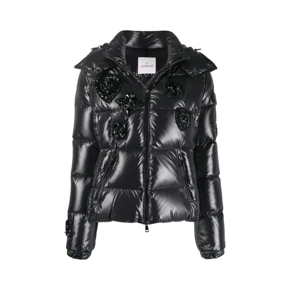 商品[国内直发] Moncler|MONCLER 女黑色女士羽绒服 1A51A20-C0064-999,价格¥17193,第1张图片