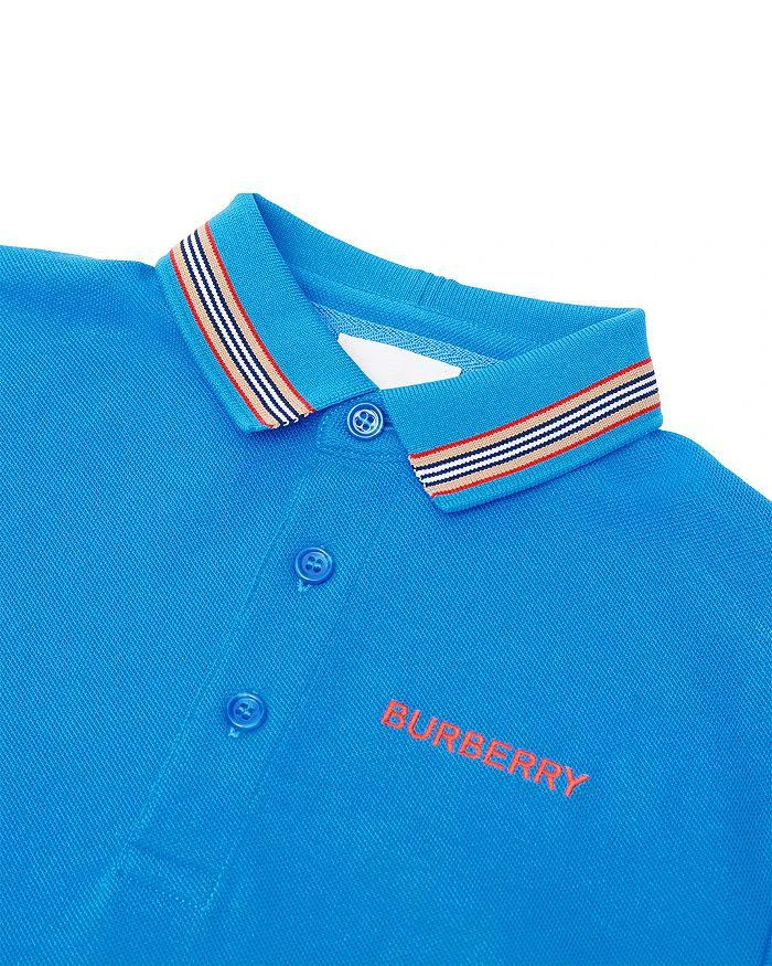 商品Burberry|Boys' Christo Striped Trim Polo Shirt - Little Kid, Big Kid,价格¥1513,第2张图片详细描述