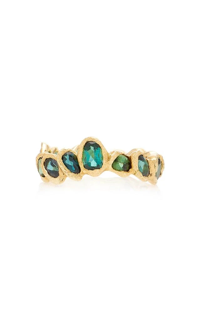 商品Kika Alvarenga|Kika Alvarenga - 18K Gold And Tourmaline Ring - Blue - US 8 - Moda Operandi - Gifts For Her,价格¥20298,第1张图片