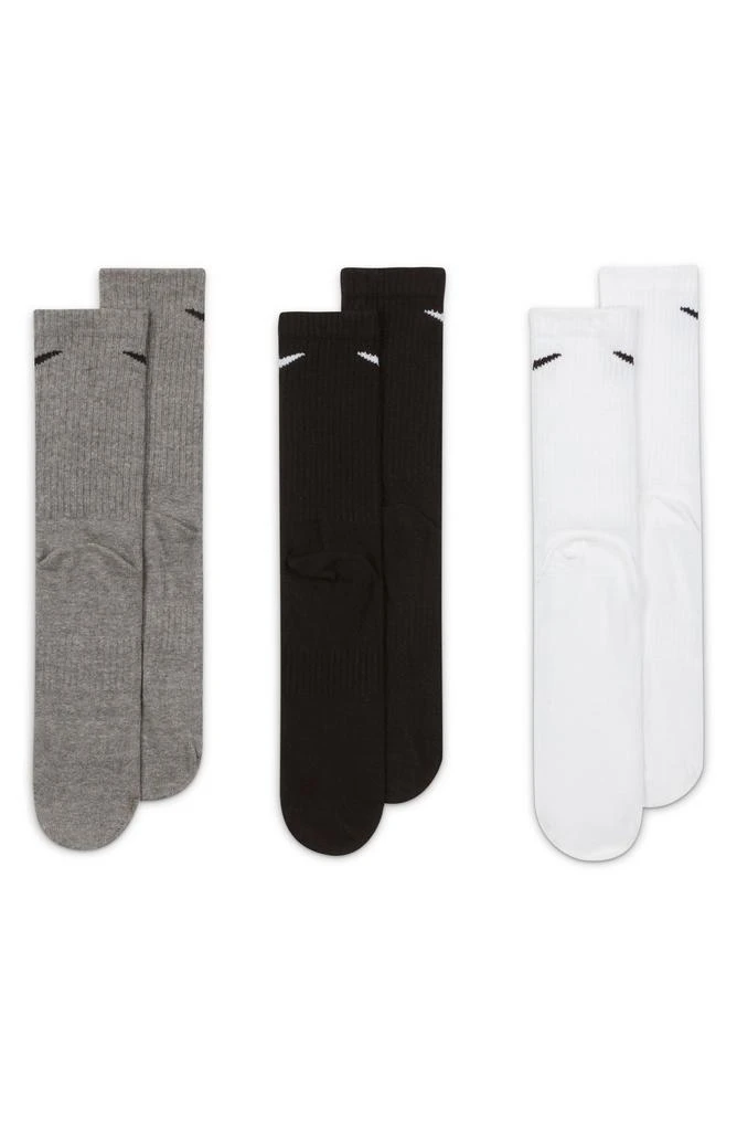 商品NIKE|Everyday Lightweight Training Crew Socks - Pack of 3,价格¥130,第2张图片详细描述