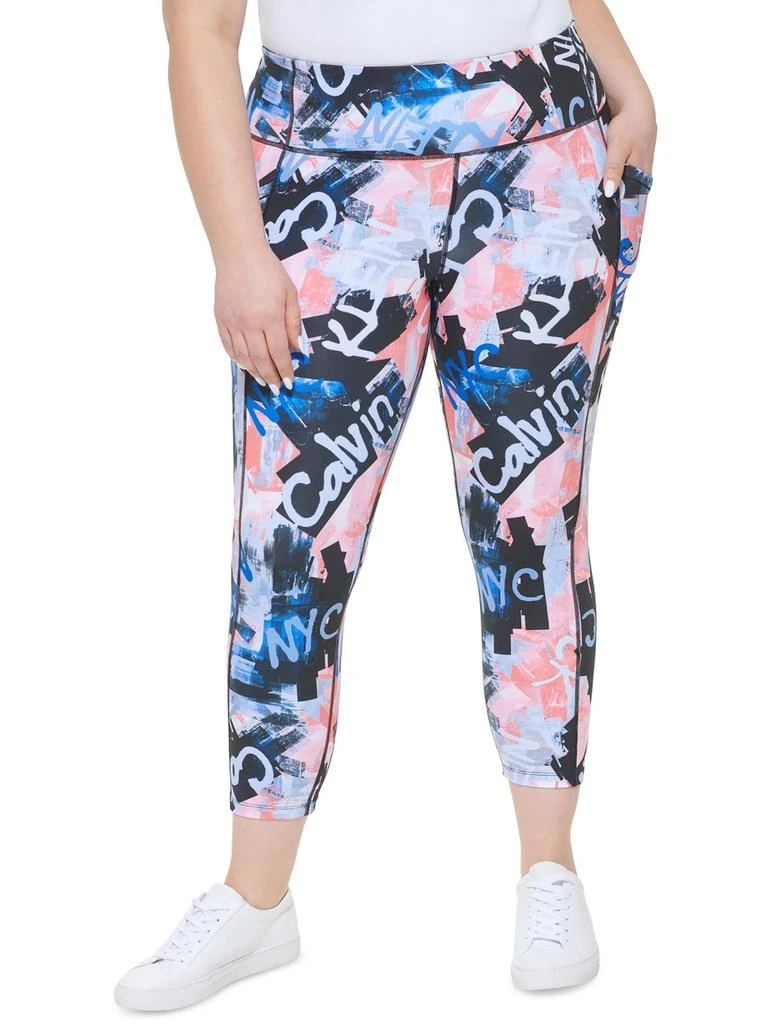 商品Calvin Klein|Womens Fitness Workout Athletic Leggings,价格¥159,第1张图片