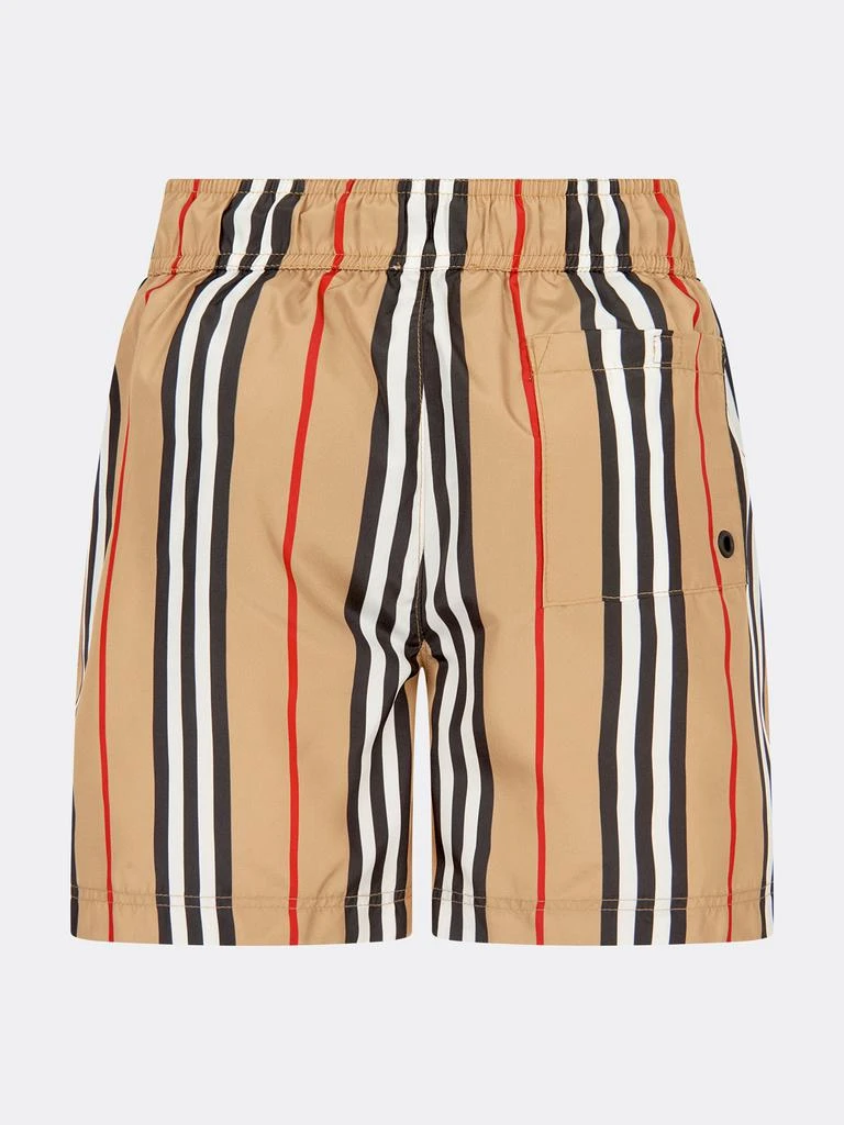 商品Burberry|Burberry Beige Boys Check Branded Swim Shorts,价格¥1309,第4张图片详细描述