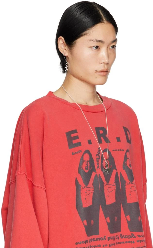商品Enfants Riches Deprimes|Silver ERD Charm Safety Pin Single Earring,价格¥2792,第3张图片详细描述