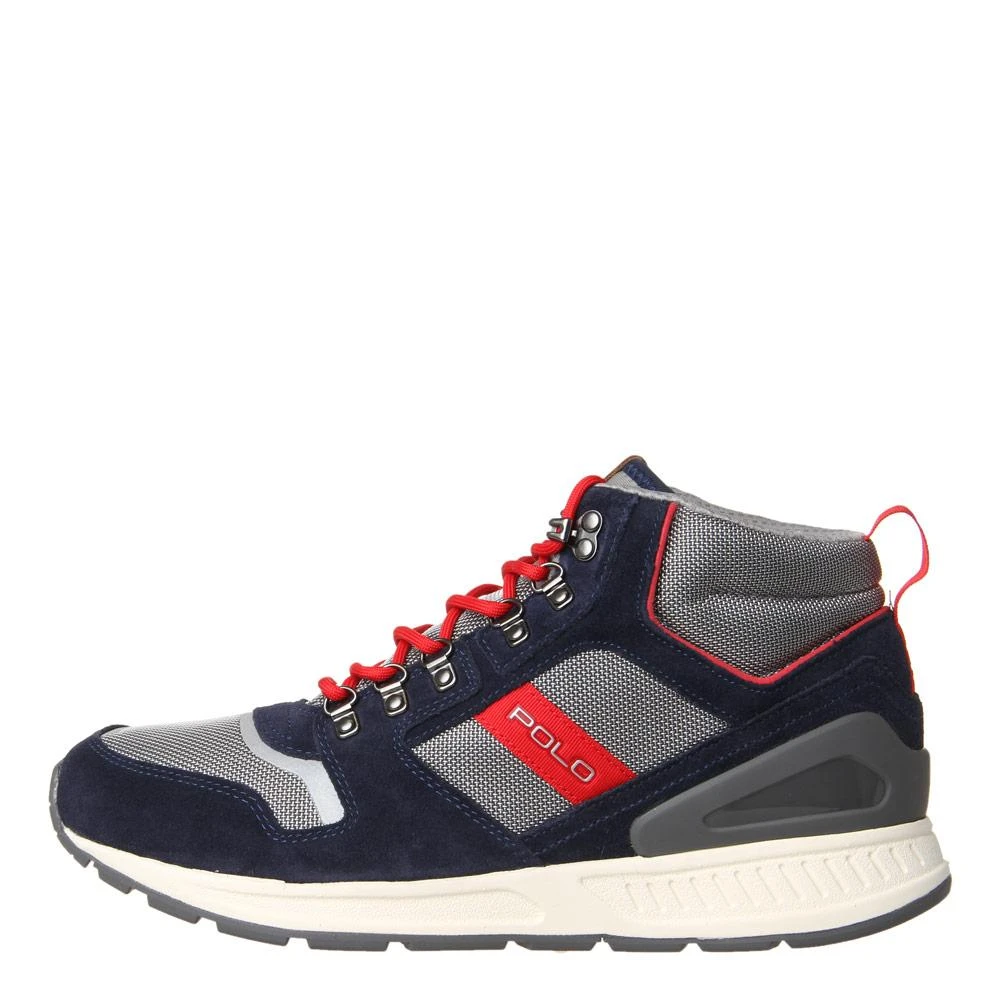 商品Ralph Lauren|Polo Ralph Lauren Train 100 Mid Boot - Newport Navy / Red,价格¥553,第1张图片