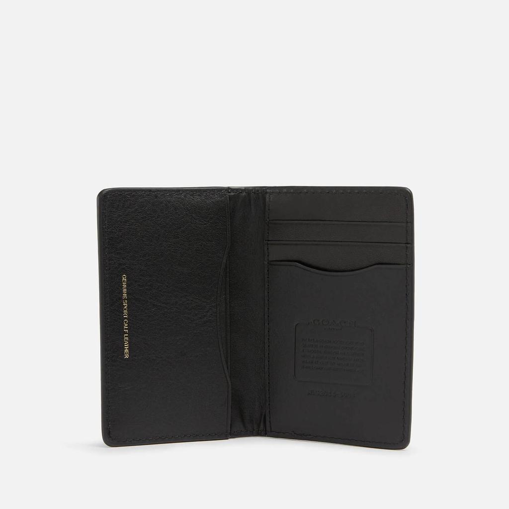 Coach Men's Card Wallet in Sport Calf - Black商品第3张图片规格展示