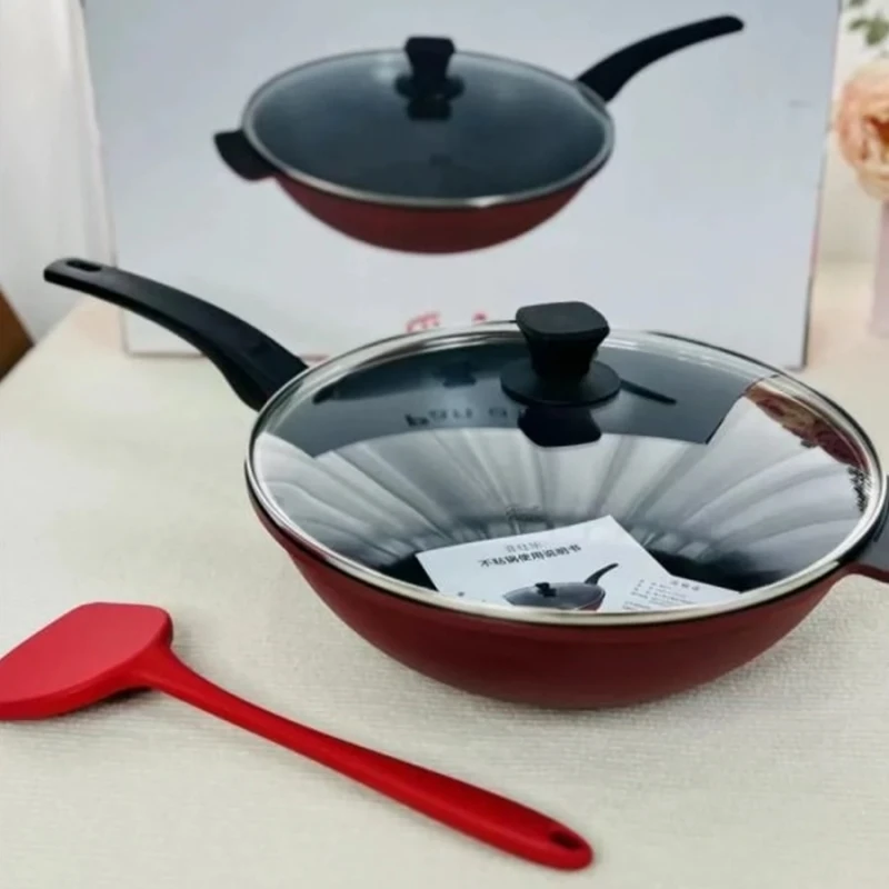 菲仕乐食小色32cm不粘煎炒锅炒菜锅 EMW-AL321001 商品