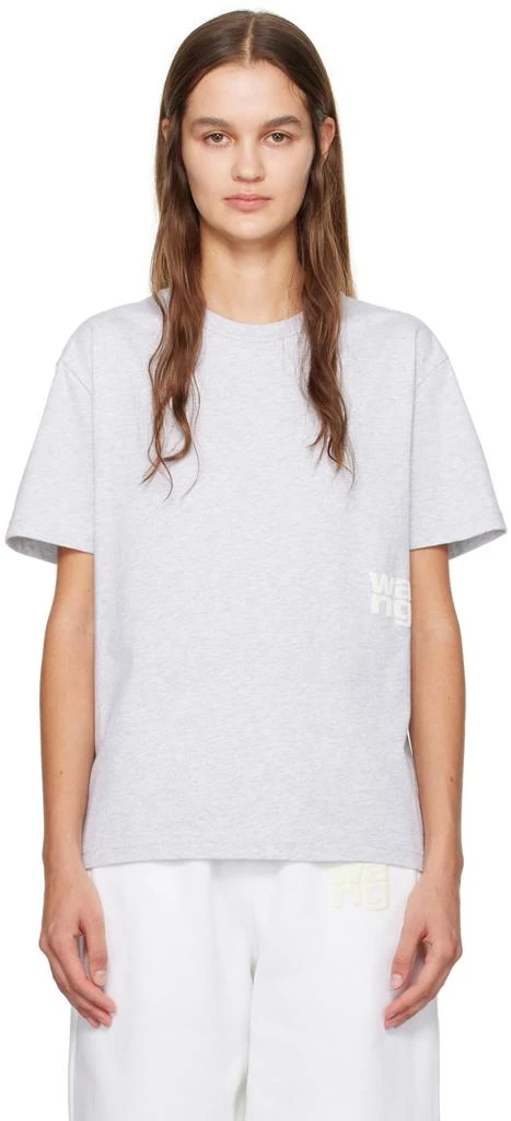 商品Alexander Wang|Gray Bonded T-Shirt,价格¥1529,第1张图片