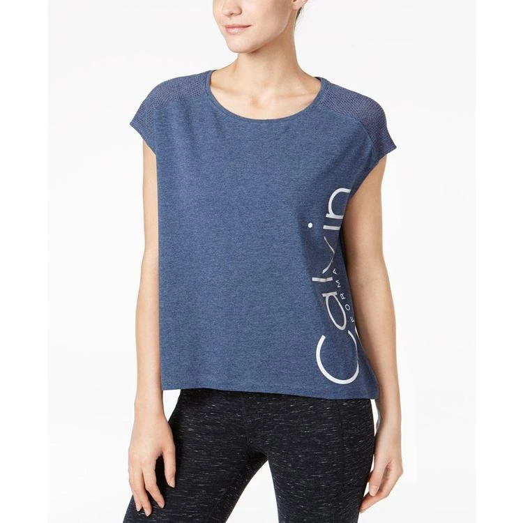 商品Calvin Klein|Performance Cropped Logo T-Shirt,价格¥116,第2张图片详细描述