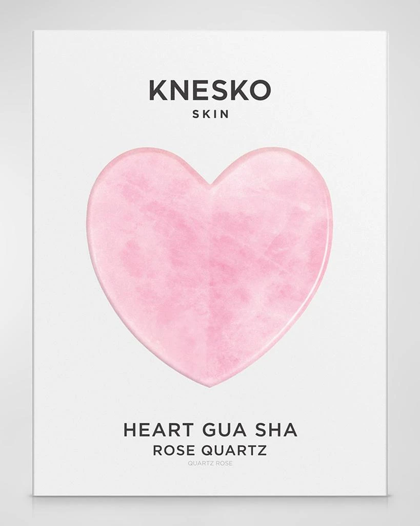 商品Knesko Skin|Rose Quartz Heart Gua Sha ($80 Value),价格¥502,第1张图片