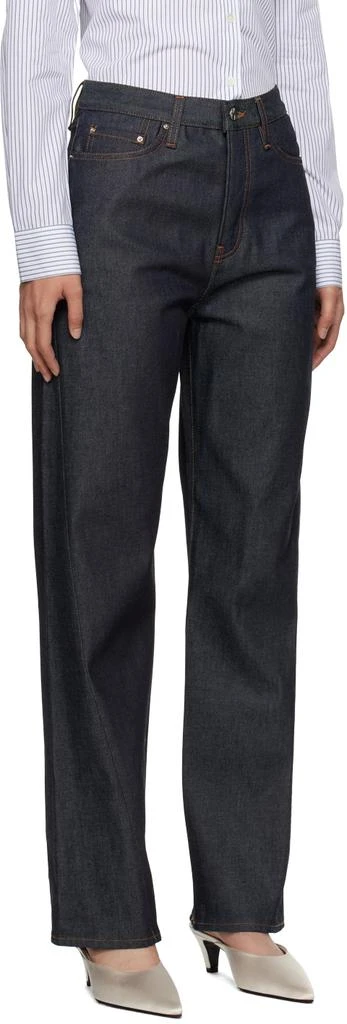 商品Totême|Navy Twisted Seam Jeans,价格¥2180,第2张图片详细描述